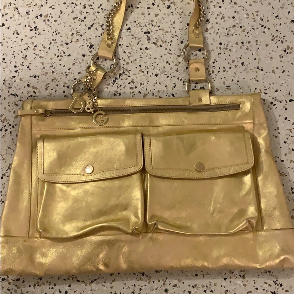 D&G Authentic Gold Handbag